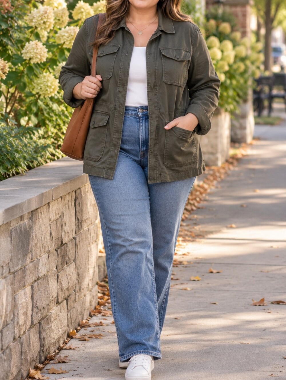 Roots Olive Green Cotton Blend Military Field Utility Jacket 4 Pocket Casual Y2K